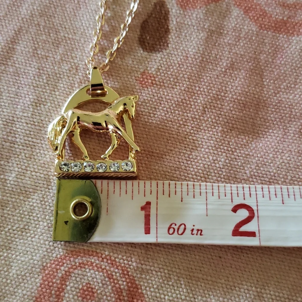 Saddle Stirrup Necklace. Horse Pony Equestrian Equine Horse Saddle Vaquero Rodeo - Picture 10 of 14